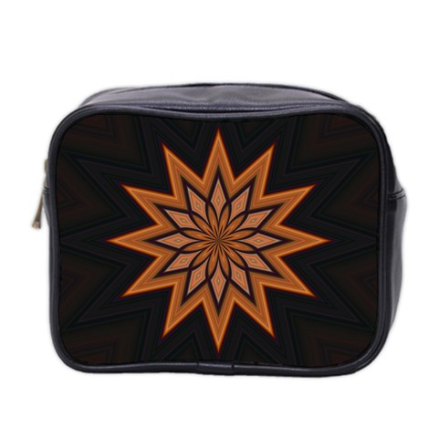 Leather Star Mini Toiletries Bag (Two Sides) from ArtsNow.com Front