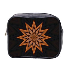 Leather Star Mini Toiletries Bag (Two Sides) from ArtsNow.com Front