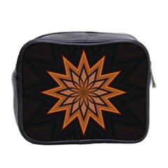 Leather Star Mini Toiletries Bag (Two Sides) from ArtsNow.com Back