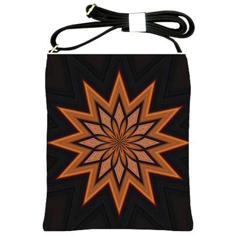 Leather Star Shoulder Sling Bag from ArtsNow.com Front