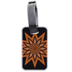 Leather Star Luggage Tag (two sides) from ArtsNow.com Back