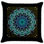 Wheel of Light Throw Pillow Case (Black)