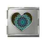 Wheel of Light Mega Link Heart Italian Charm (18mm)