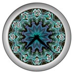 Wheel of Light Wall Clock (Silver)