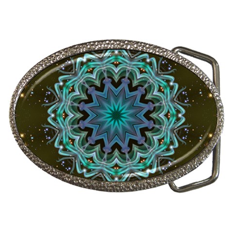 Wheel of Light Belt Buckle from ArtsNow.com Front