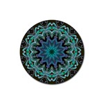 Wheel of Light Rubber Round Coaster (4 pack)