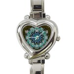 Wheel of Light Heart Italian Charm Watch