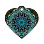 Wheel of Light Dog Tag Heart (Two Sides)