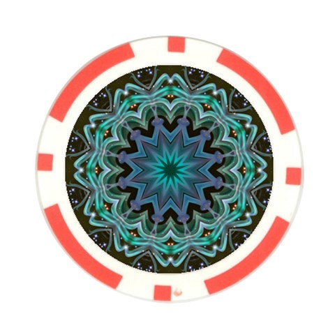 Wheel of Light Poker Chip Card Guard from ArtsNow.com Front