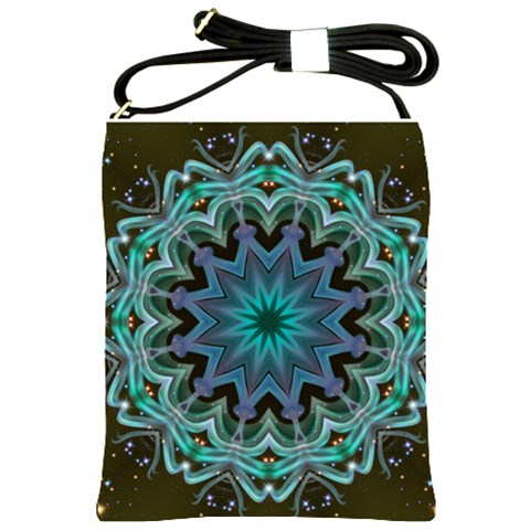 Wheel of Light Shoulder Sling Bag from ArtsNow.com Front