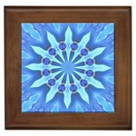 Blue Wheel Framed Tile