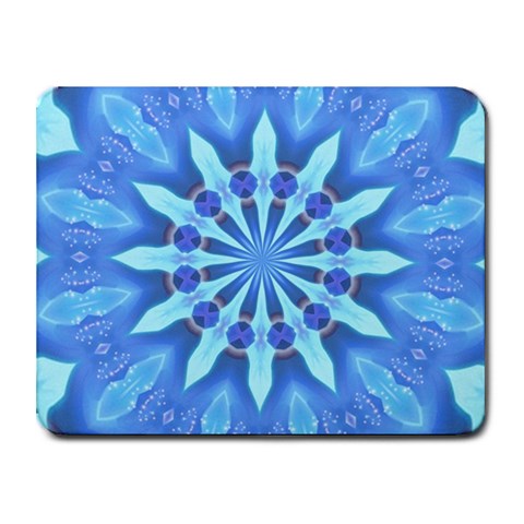 Blue Wheel Small Mousepad from ArtsNow.com Front