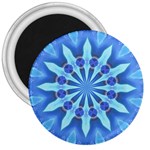 Blue Wheel 3  Magnet