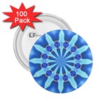 Blue Wheel 2.25  Button (100 pack)