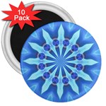 Blue Wheel 3  Magnet (10 pack)