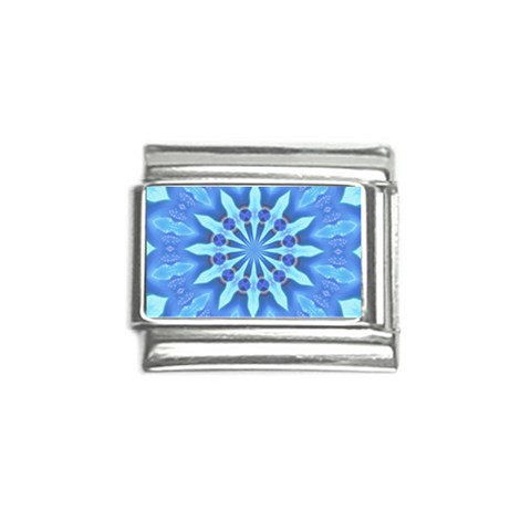 Blue Wheel Italian Charm (9mm) from ArtsNow.com Front