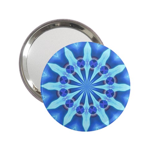 Blue Wheel 2.25  Handbag Mirror from ArtsNow.com Front