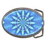 Blue Wheel Belt Buckle