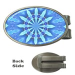 Blue Wheel Money Clip (Oval)