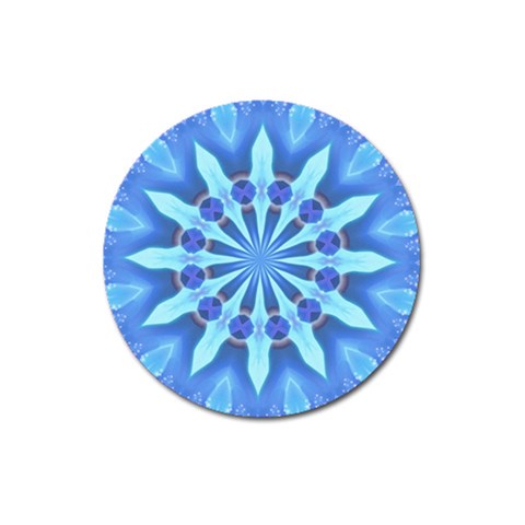 Blue Wheel Magnet 3  (Round) from ArtsNow.com Front