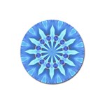 Blue Wheel Magnet 3  (Round)