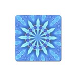 Blue Wheel Magnet (Square)