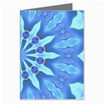 Blue Wheel Greeting Card