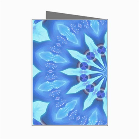 Blue Wheel Mini Greeting Card from ArtsNow.com Right