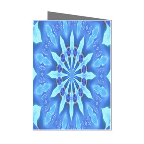 Blue Wheel Mini Greeting Cards (Pkg of 8) from ArtsNow.com Left