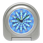 Blue Wheel Travel Alarm Clock