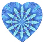 Blue Wheel Jigsaw Puzzle (Heart)