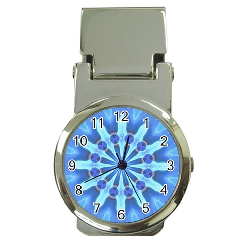 Blue Wheel Money Clip Watch from ArtsNow.com Front