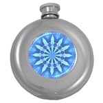 Blue Wheel Hip Flask (5 oz)