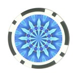 Blue Wheel Poker Chip Card Guard