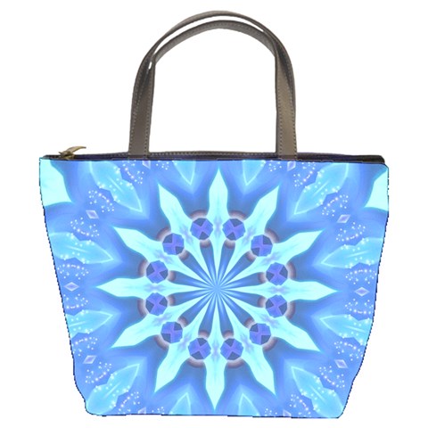 Blue Wheel Bucket Bag from ArtsNow.com Front