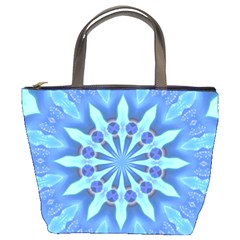 Blue Wheel Bucket Bag from ArtsNow.com Front