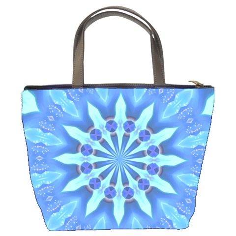 Blue Wheel Bucket Bag from ArtsNow.com Back