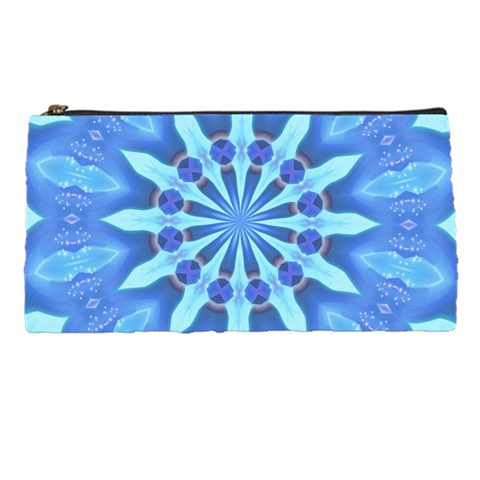 Blue Wheel Pencil Case from ArtsNow.com Front