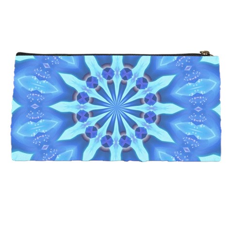 Blue Wheel Pencil Case from ArtsNow.com Back