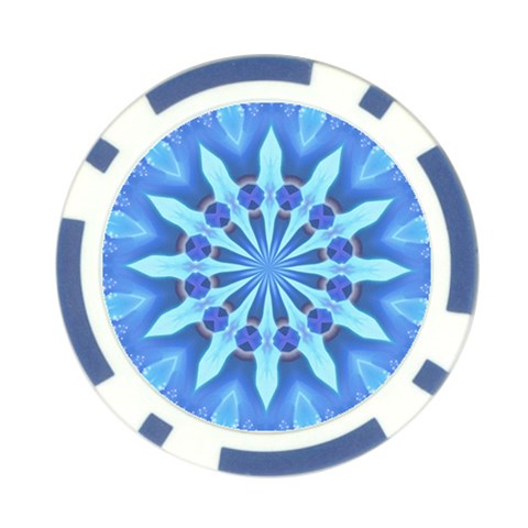 Blue Wheel Poker Chip Card Guard (10 pack) from ArtsNow.com Back