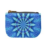 Blue Wheel Mini Coin Purse