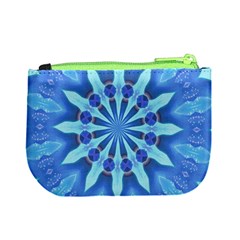 Blue Wheel Mini Coin Purse from ArtsNow.com Back