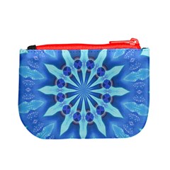 Blue Wheel Mini Coin Purse from ArtsNow.com Back