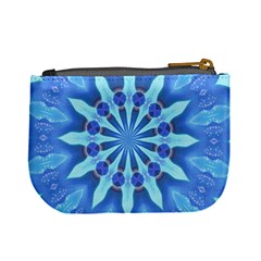 Blue Wheel Mini Coin Purse from ArtsNow.com Back