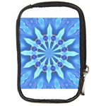 Blue Wheel Compact Camera Leather Case