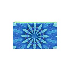 Blue Wheel Cosmetic Bag (Small) from ArtsNow.com Front