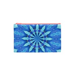 Blue Wheel Cosmetic Bag (Small) from ArtsNow.com Front