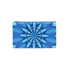 Blue Wheel Cosmetic Bag (Small) from ArtsNow.com Front