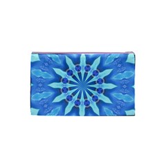 Blue Wheel Cosmetic Bag (Small) from ArtsNow.com Back