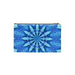 Blue Wheel Cosmetic Bag (Small) from ArtsNow.com Back